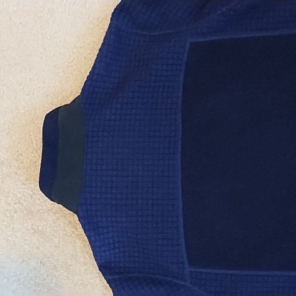 LL Bean Fleece Jacket Women's Size Medium Car Coat Medium Weight Navy Blue - Picture 6 of 8